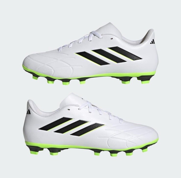 Adidas Copa Pure.4 FxG Junior GZ2551 Size US 5 - White/Black/Lucid Lemon - NIB