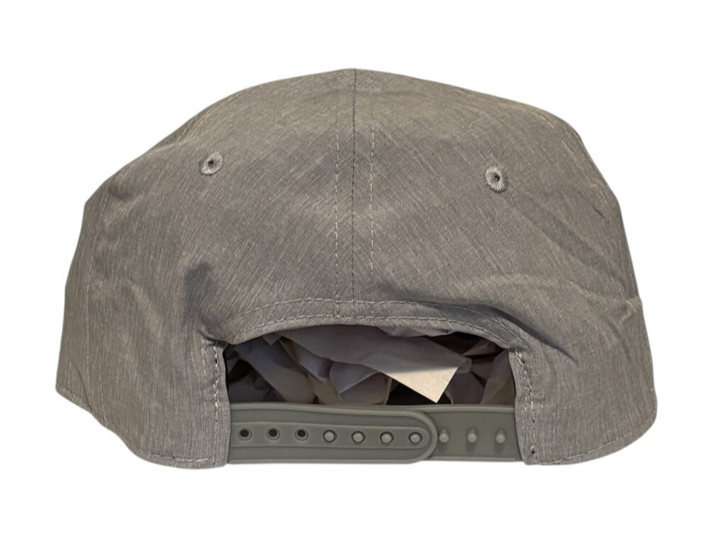 U Suck at Golf Hat TriTech Moisture Wicking Adjustable 4-Way Stretch Lt. Gray