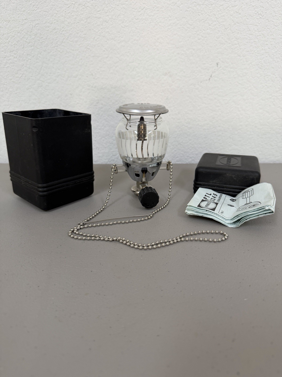Primus  2245 Portable Gas Lantern Light  With Storage Case  - Made In Sweden