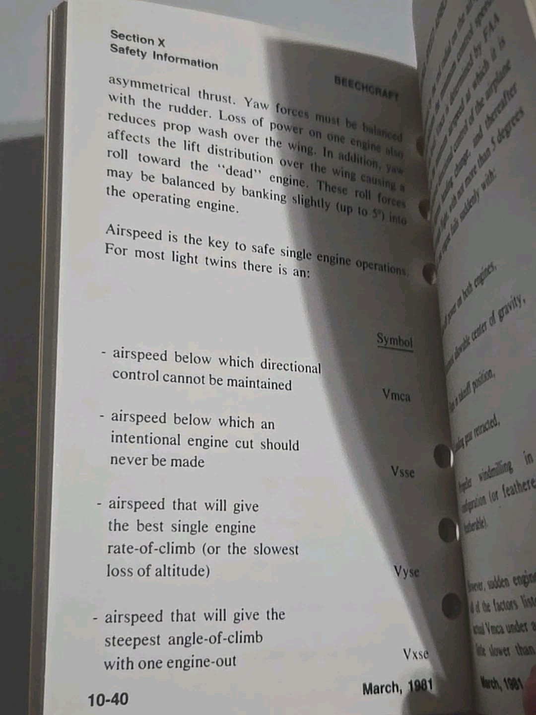 Beechcraft Safety Information - 1981 Edition