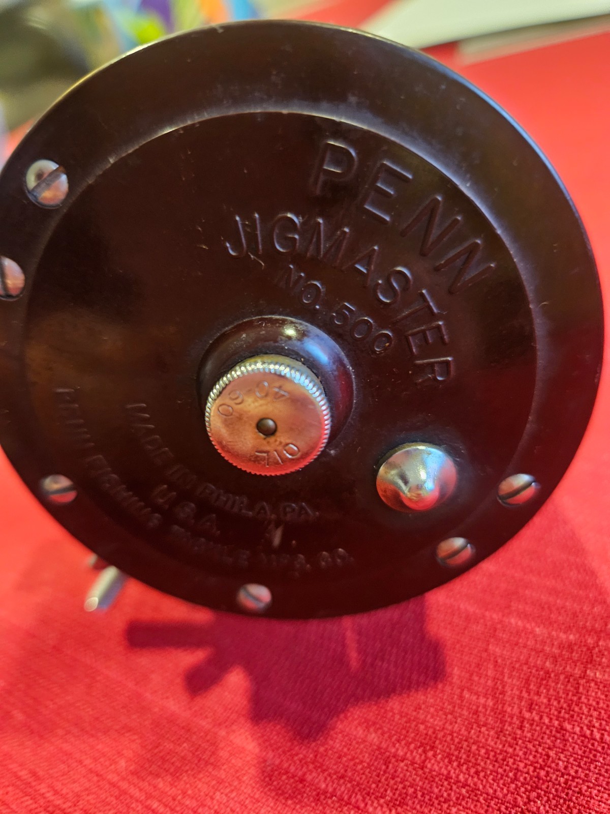 Vintage PENN Jigmaster No. 500 Saltwater Fishing Reel Made in USA