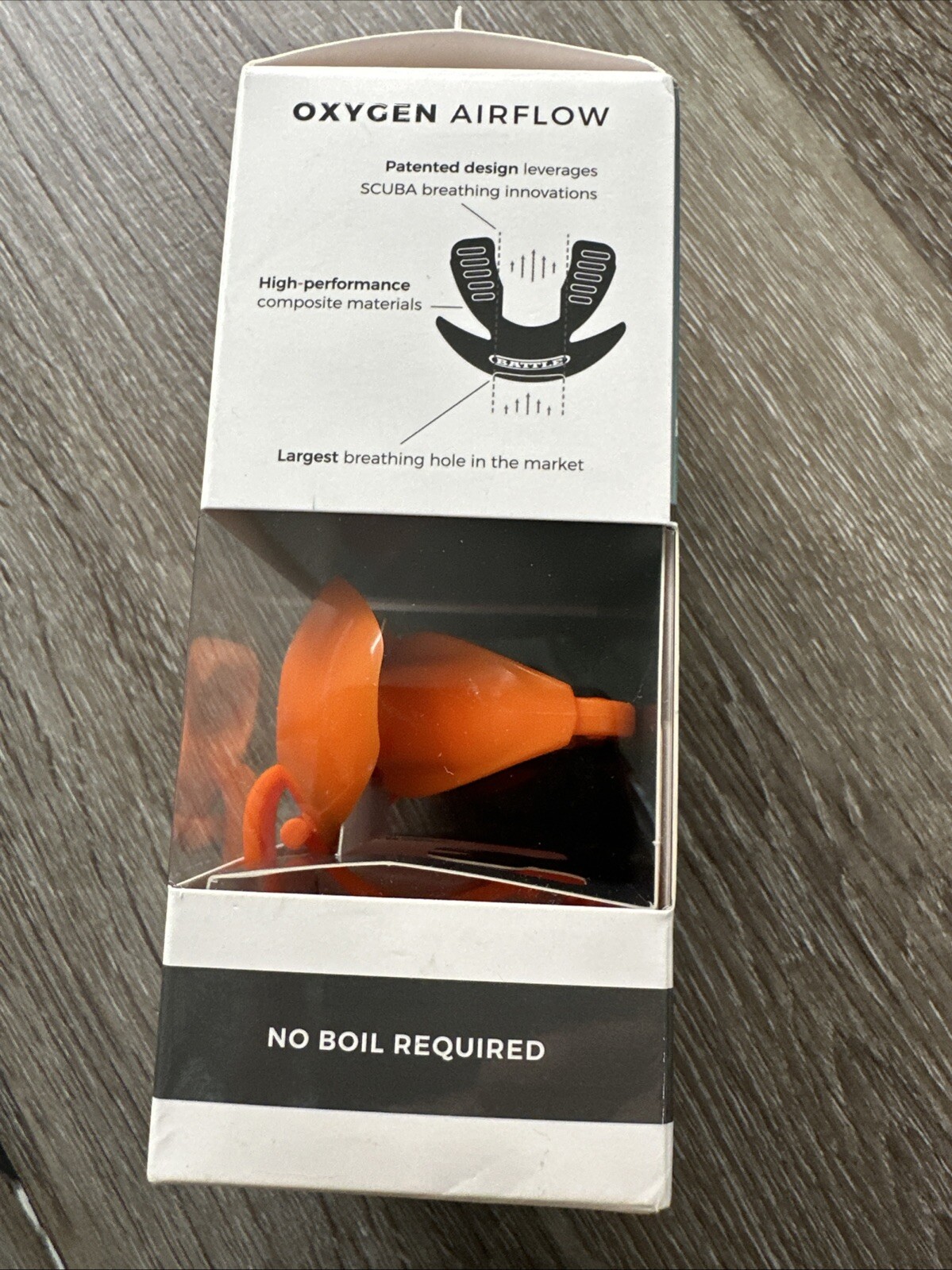 Battle Sports Oxygen Lip Protector Mouthguard with Strap