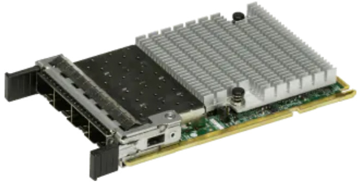 Supermicro AOC-A25G-I4SG AIOM 4x 25GbE SFP28 Intel E810-CAM1