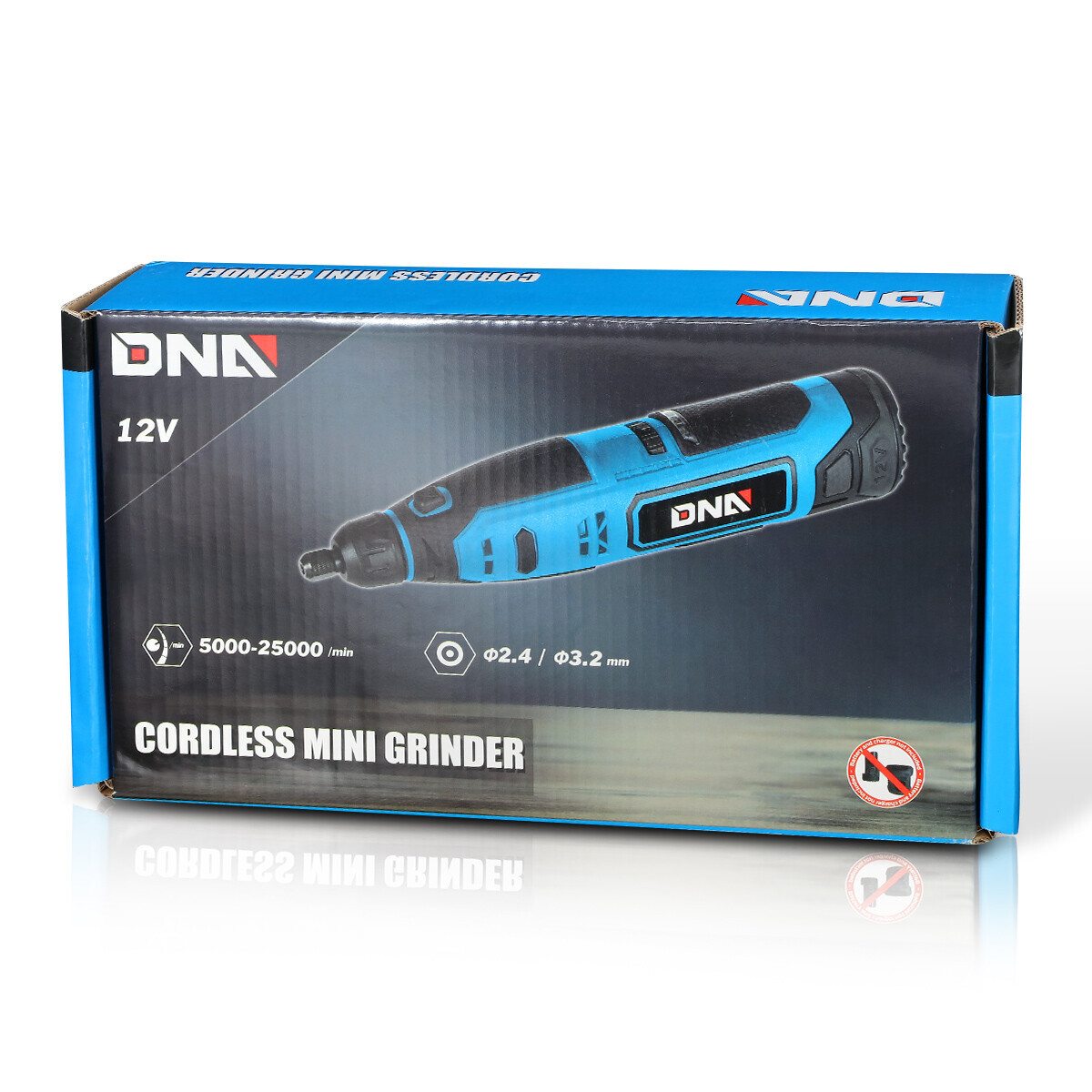 DNA Motoring 12V Electric Mini Grinder Set Grinding Polishing Drilling Tool Blue
