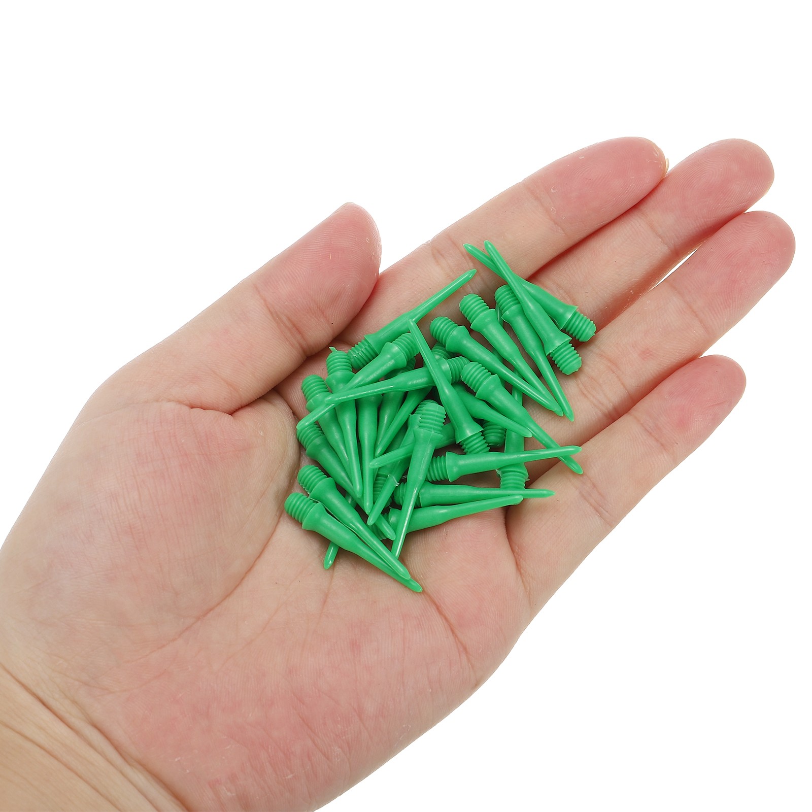 Plastic Dart Tips, 100 Pack 2BA Thread Soft Dart Tips Dart Accessories, Green