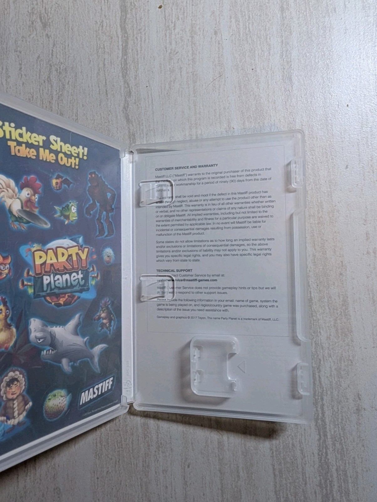 NO GAME Party Planet Case Nintendo Switch