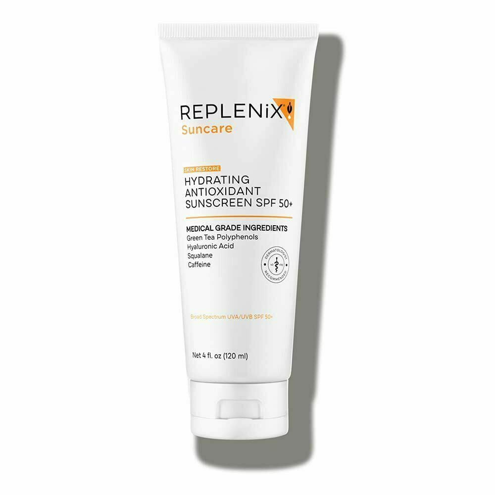 Replenix Hydrating Antioxidant Sunscreen SPF 50+ 4oz New exp. 8/27