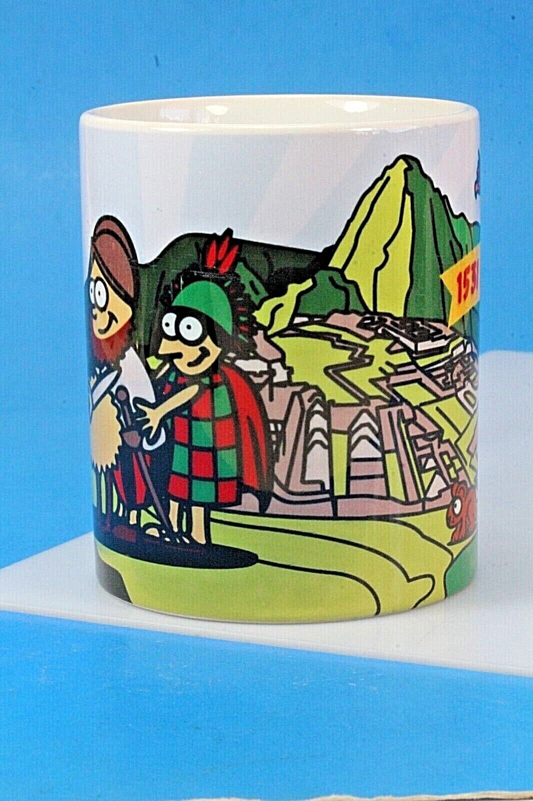 Naughty Peruvians Coffee Mug. 1531 D.C. Peru by CUY ARTS.