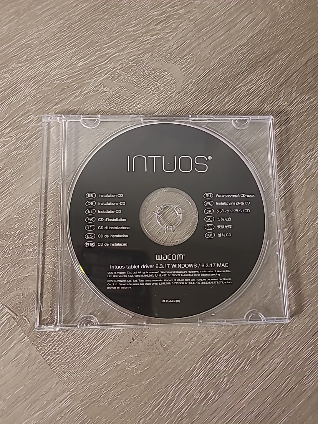 Wacom Intuos Pen Tablet Driver Install DVD + Extras Version 6.3. 5Windows Mac