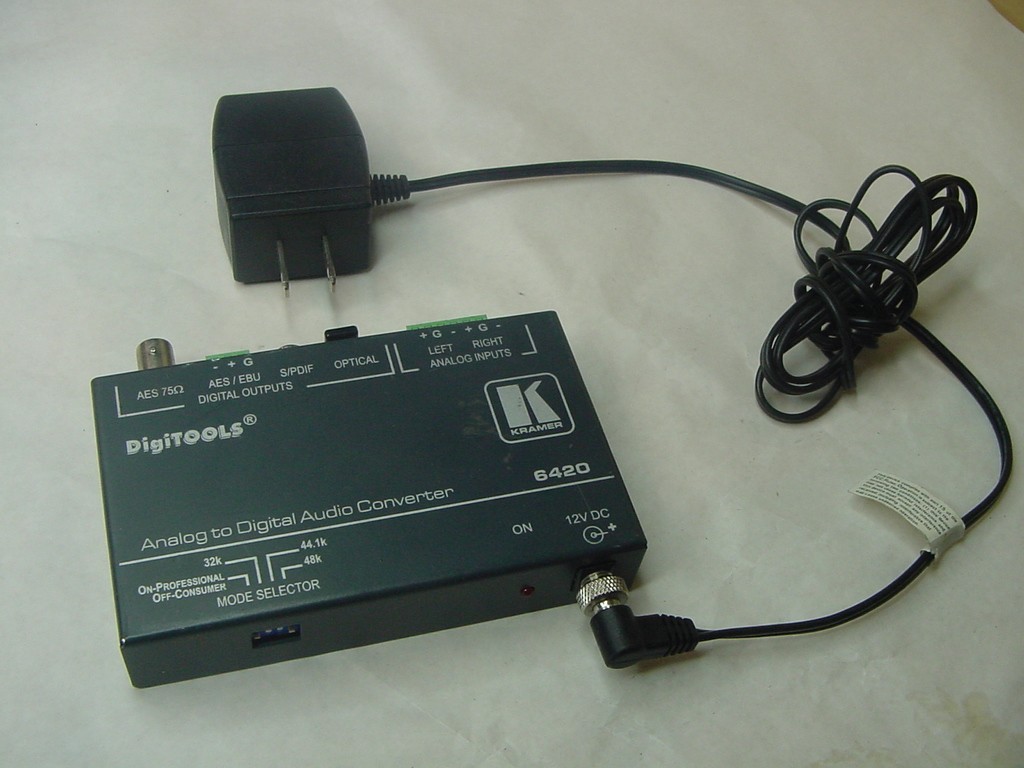 KRAMER DIGITOOLS ANALOG TO DIGITAL CONVERTER 6420