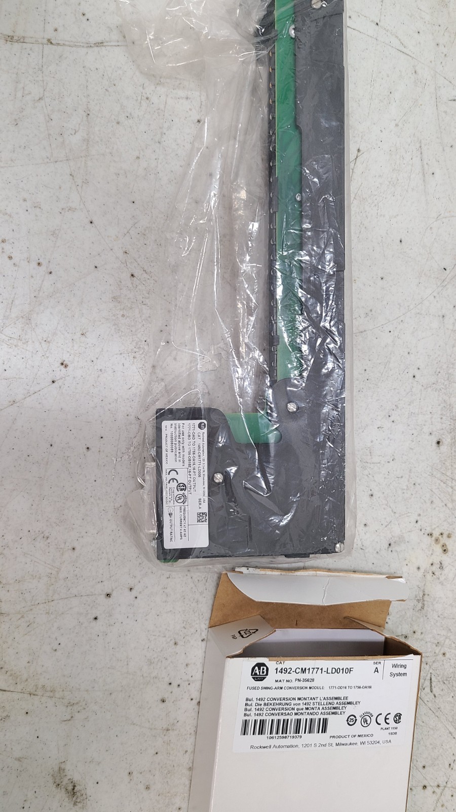 Allen Bradley 1492-CM1771-LD010F Swing-arm Conversion Module