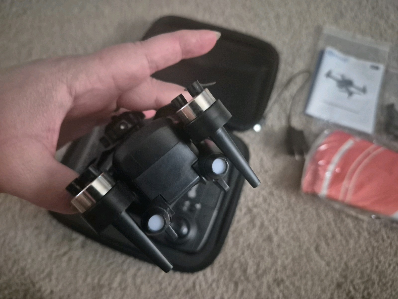 Contixo F19 foldable drone 1080P HD camera Pre-owned Read Description Fully