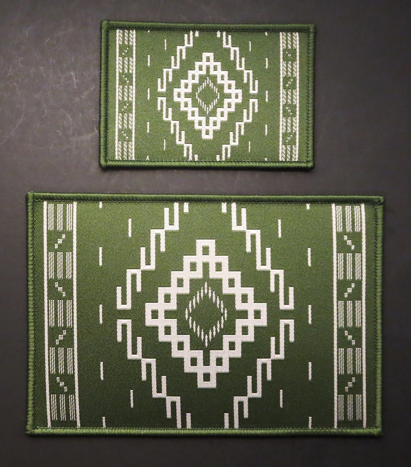 BLACK CANYON SYSTEMS PONCHO PATCHES BOTH SIZES - LARGE  5"x3" & REGULAR 2"x3"
