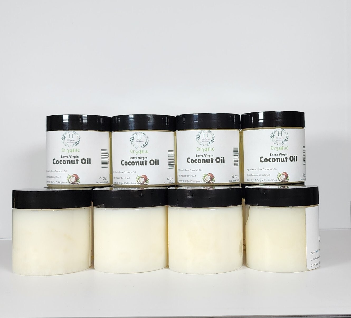 Coconut Oil Organic, Unrefined, Pure&Natural