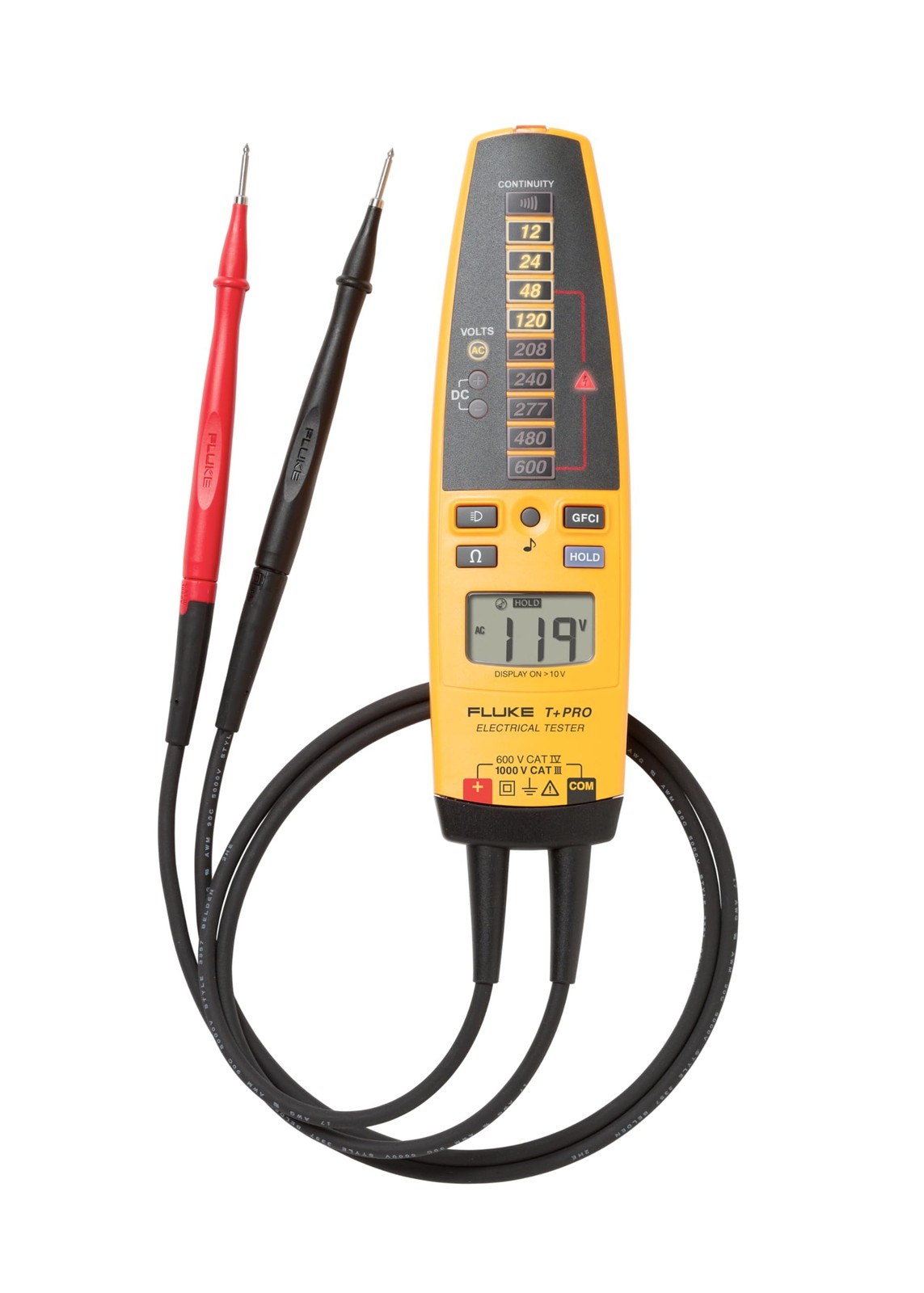 T+PRO Electrical Tester Small, Yellow