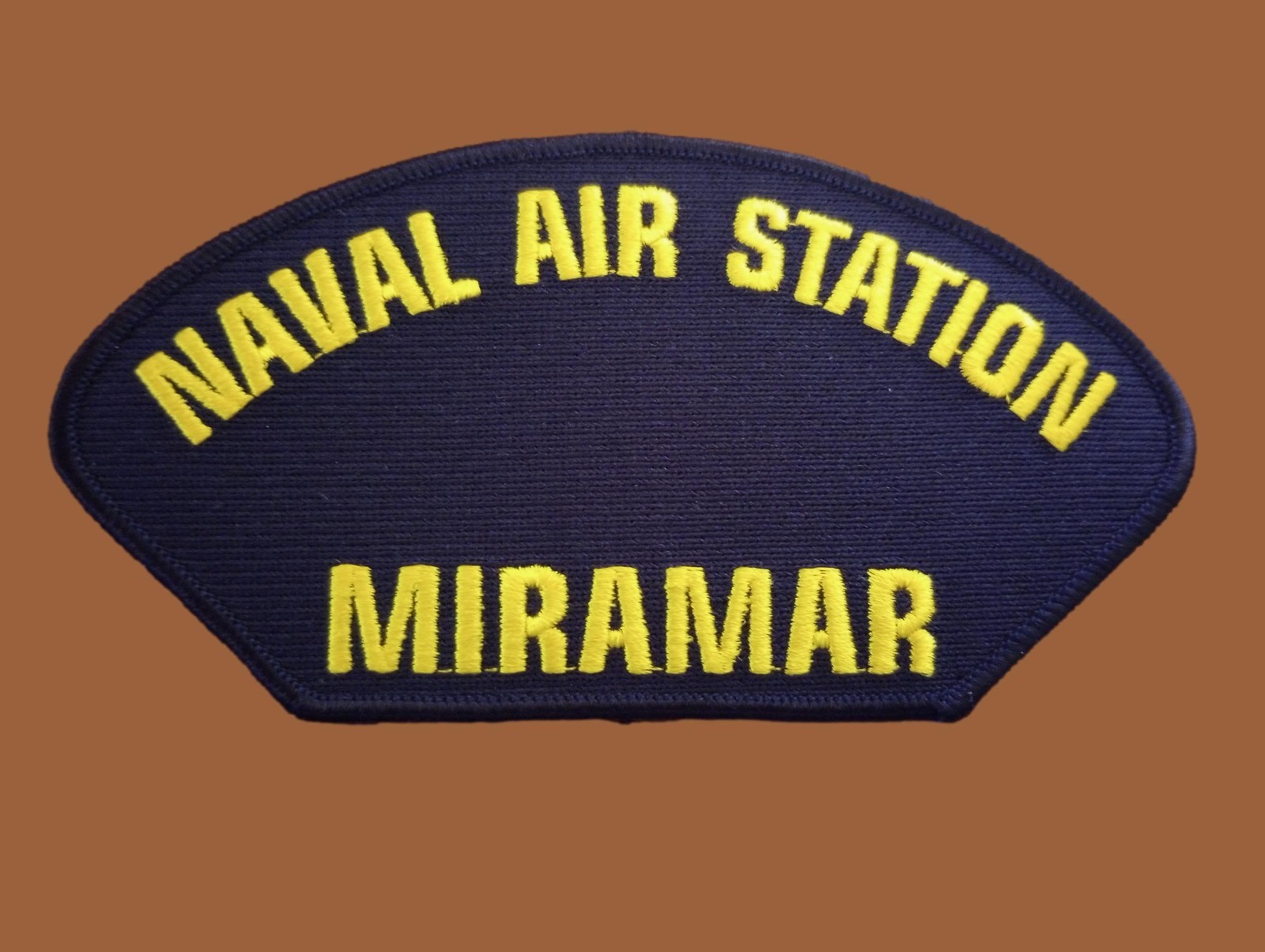 MIRAMAR NAVAL AIR STATION HAT PATCH TOP GUN FIGHTER WEAPONS SCHOOL U.S.A MADE