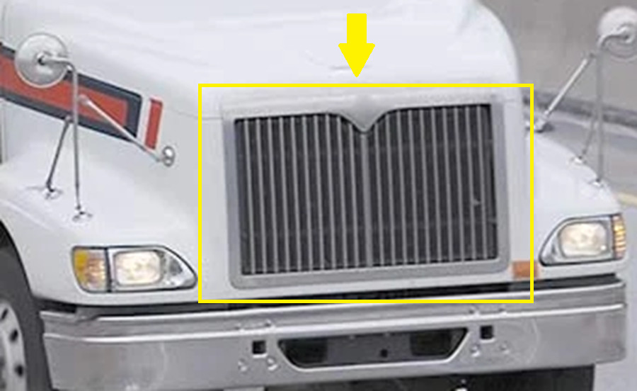 International 9200 9400 9100 Surround Trim Premium Stainless Steel