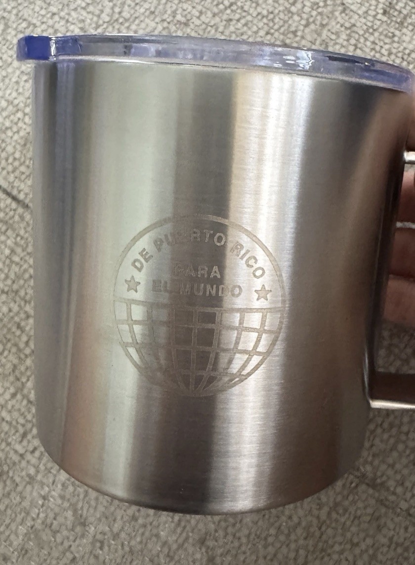 Bad Bunny DTMF No Me Quiero Ir De Aqui Stainless Steel Mug Exclusive VIP Gift