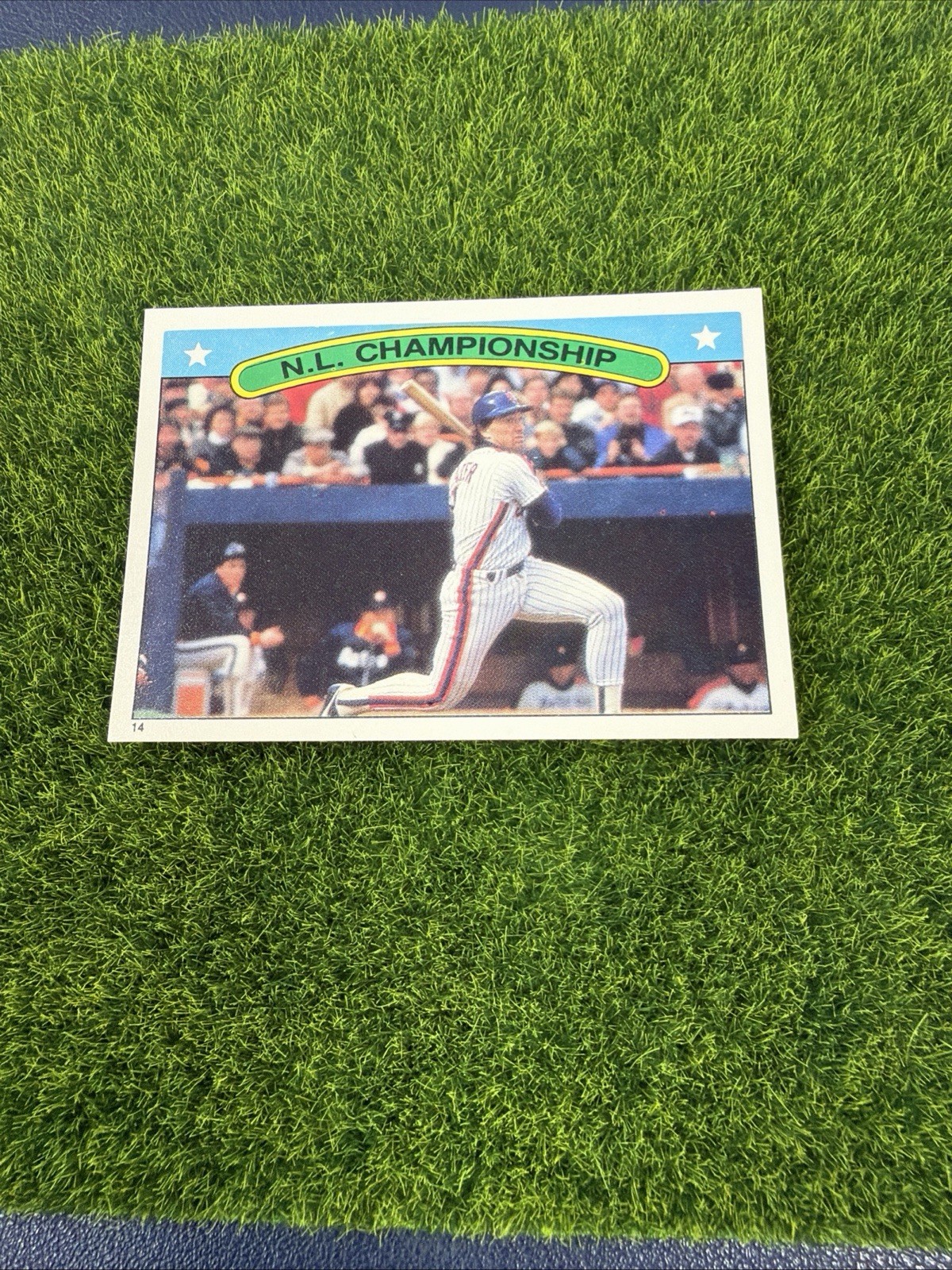 1987 Topps Baseball Album Stickers 1986 World Series Gary Carter #14 Mets HOF AQ