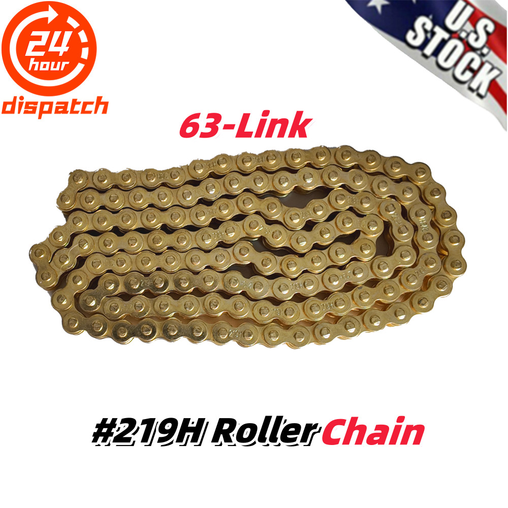 #219H Roller Chain 63-Link For MotoTec 48V Pro Electric Dirt Bike 1800W/1600W