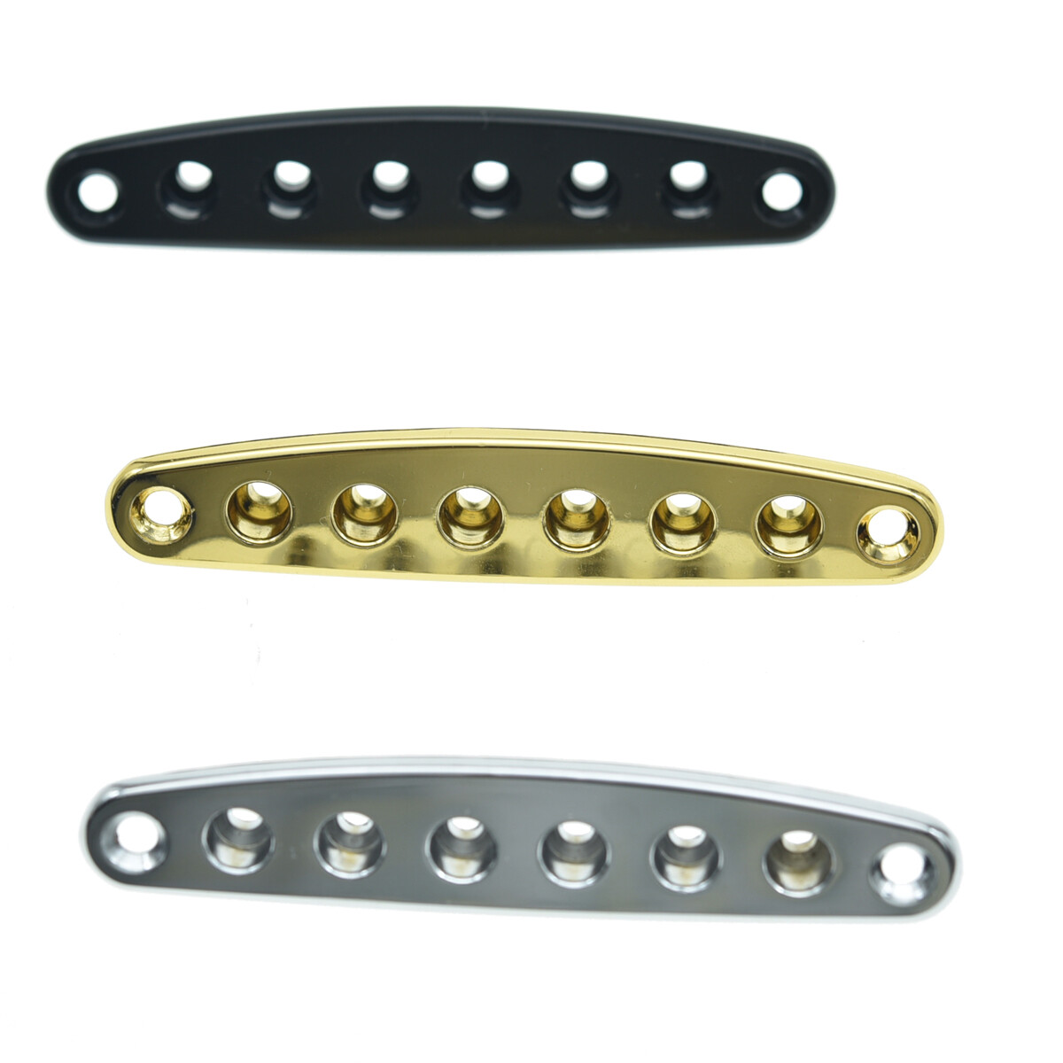 KAISH Guitar Bridge String Thru Body Ferrule Plate String Bushing Plate