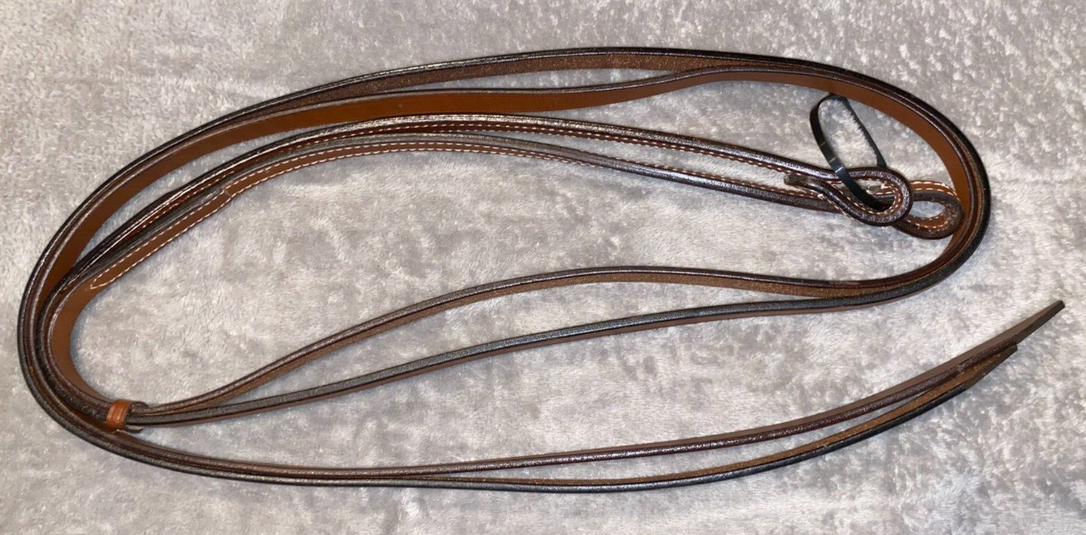 NEW STITCHED LEATHER WESTERN SPLIT REINS 85'' LONG