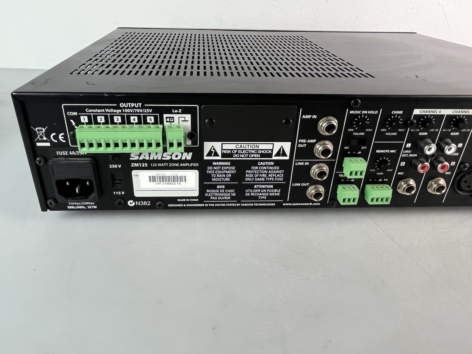 Samson ZM125 - Zone Mixer / Amplifier 125W
