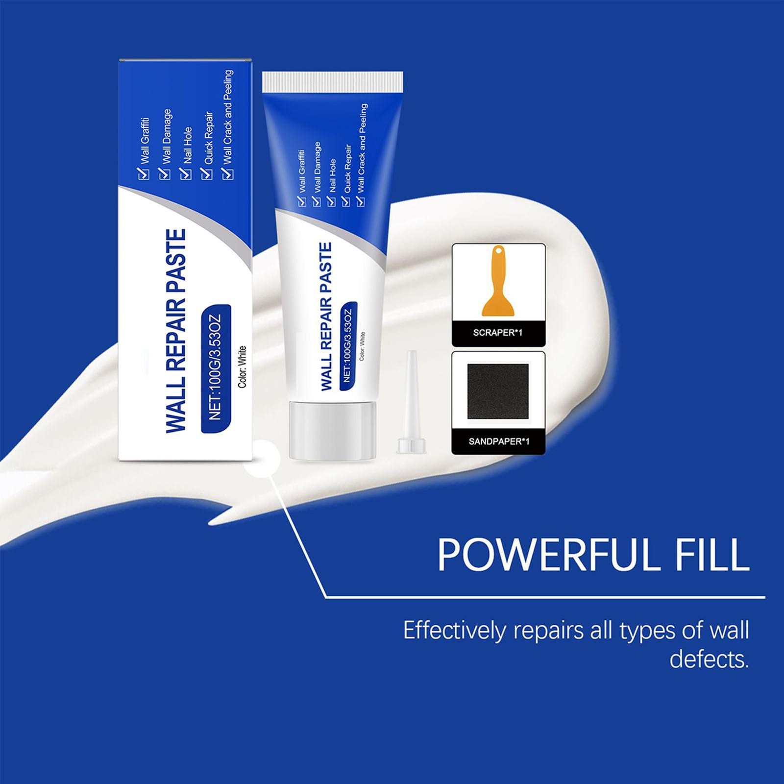 Drywall Repair Kit Easy Solution Putty Paste Wall Hole Repair Kit For Ceiling