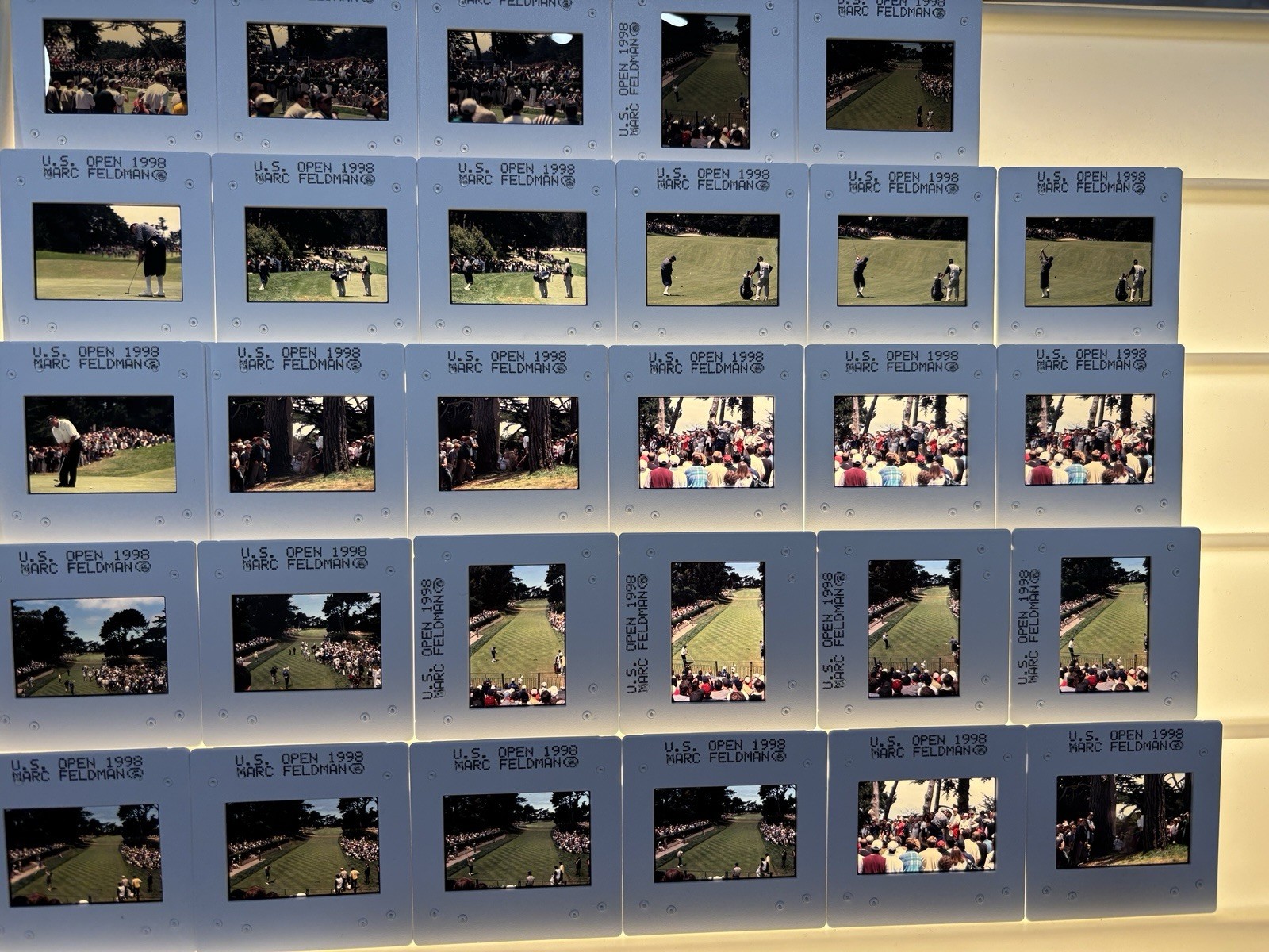 1998 US Open at Olympic Club photo slides Payne Stewart Lee Janzen Tom Lehman