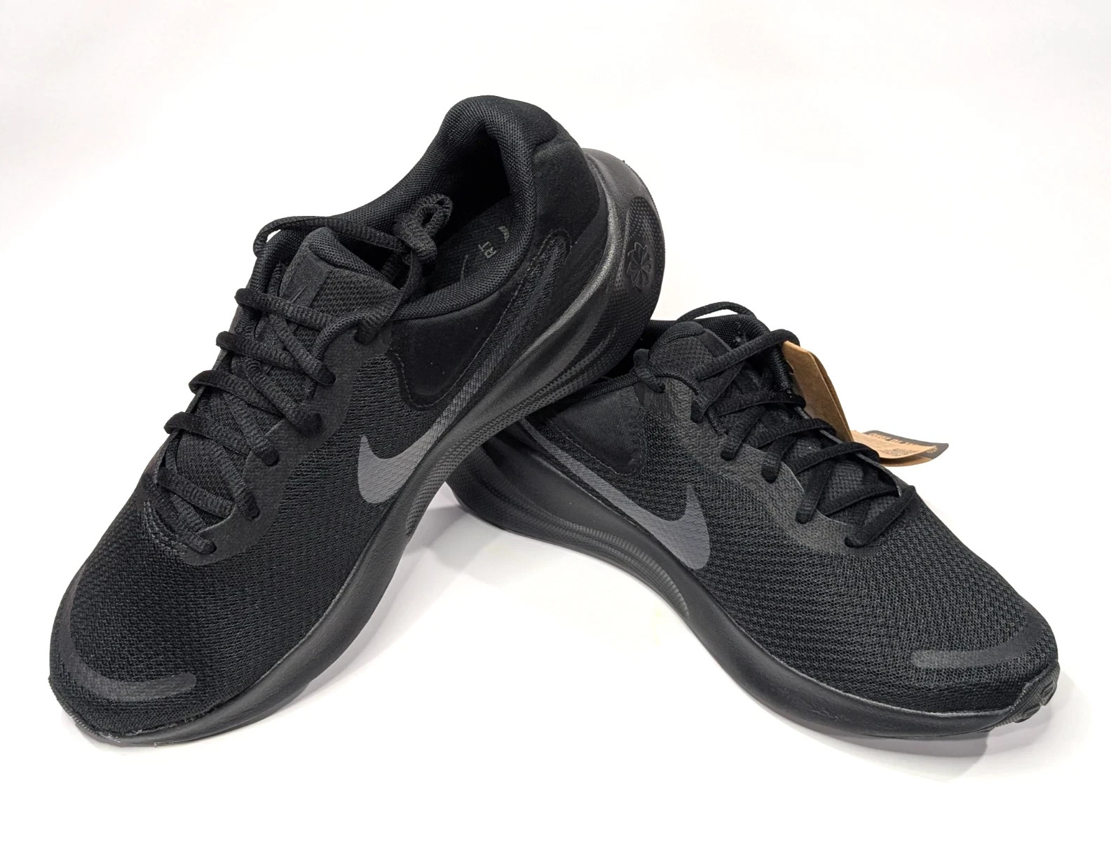 Nike Revolution 7 Black/Off Noir Men's Running Shoes-Asst Sizes NB EXTRA WIDE 4E