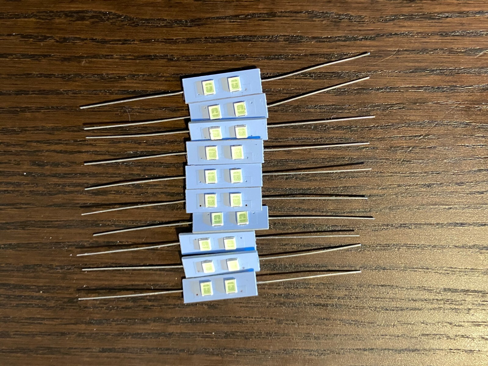 10 New Royal Blue Axial LED Wired 12V Lamps Vu Meter Light Bulbs (Qty Avail)
