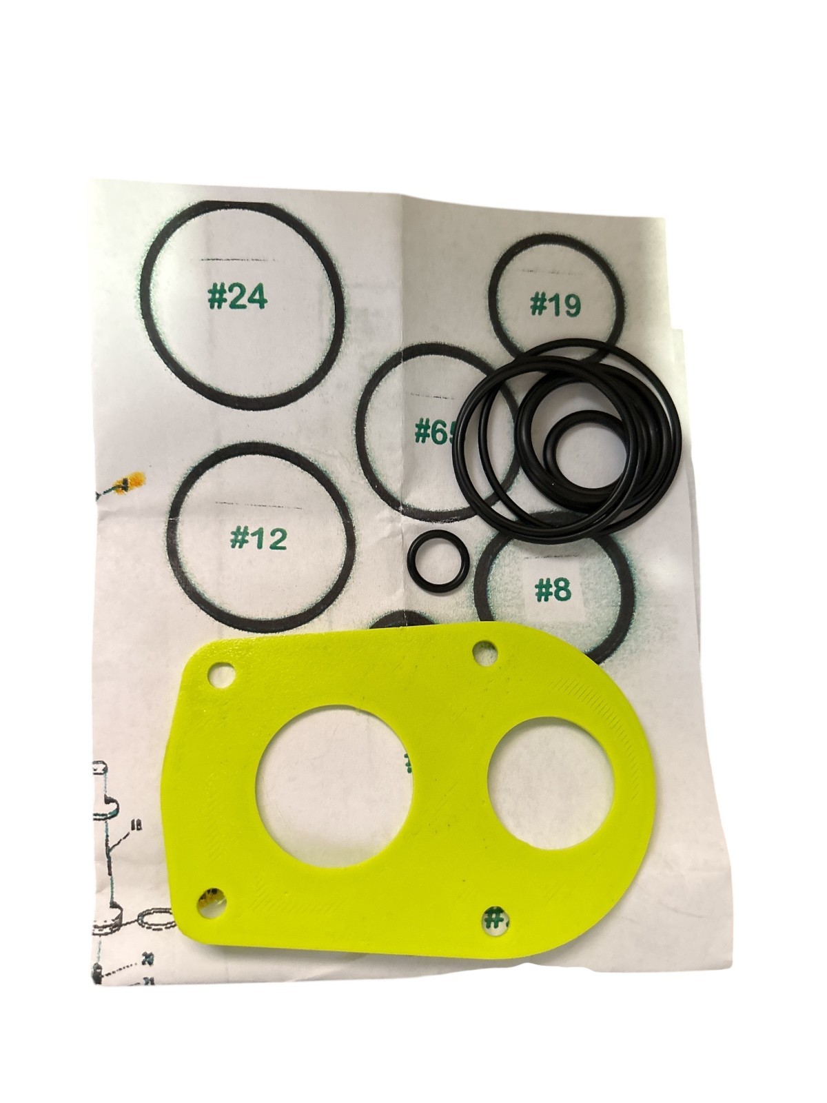 O-Ring Depot kit Fits Paslode MU-212-F MU212F Nailer orings + Cap Gasket 401144