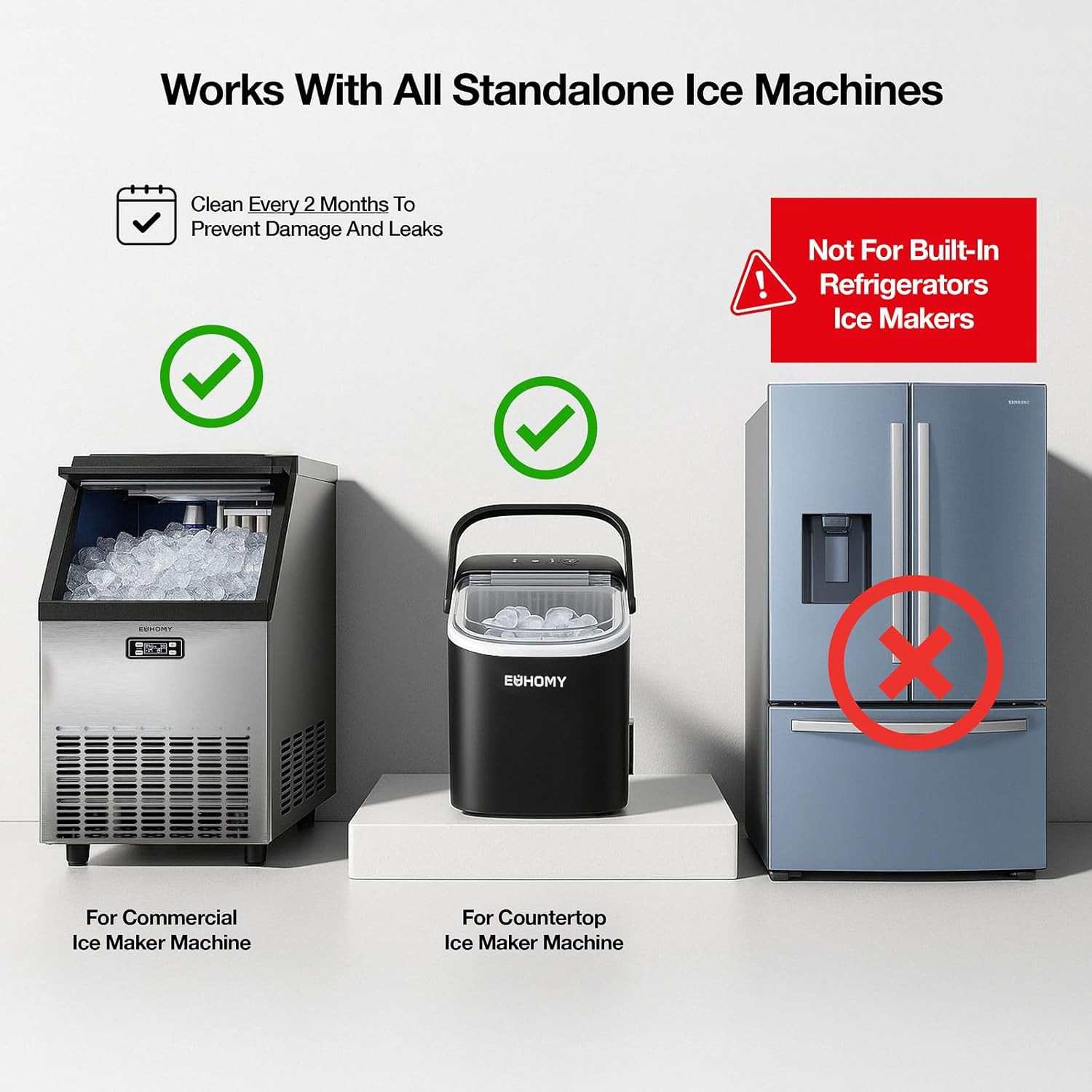 Ice Machine Cleaner and Descaler 32 Oz Maker for All Brands Opal Scotsman Active