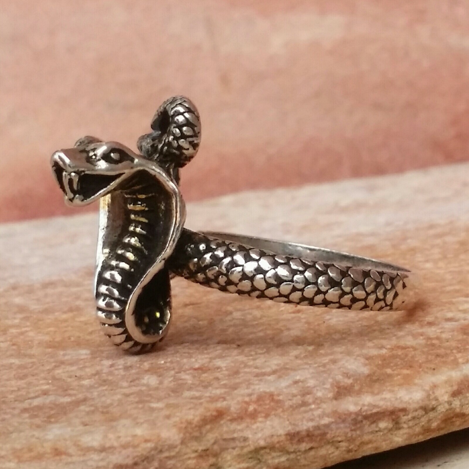 DISCOUNTED 925 SILVER RING women snake men