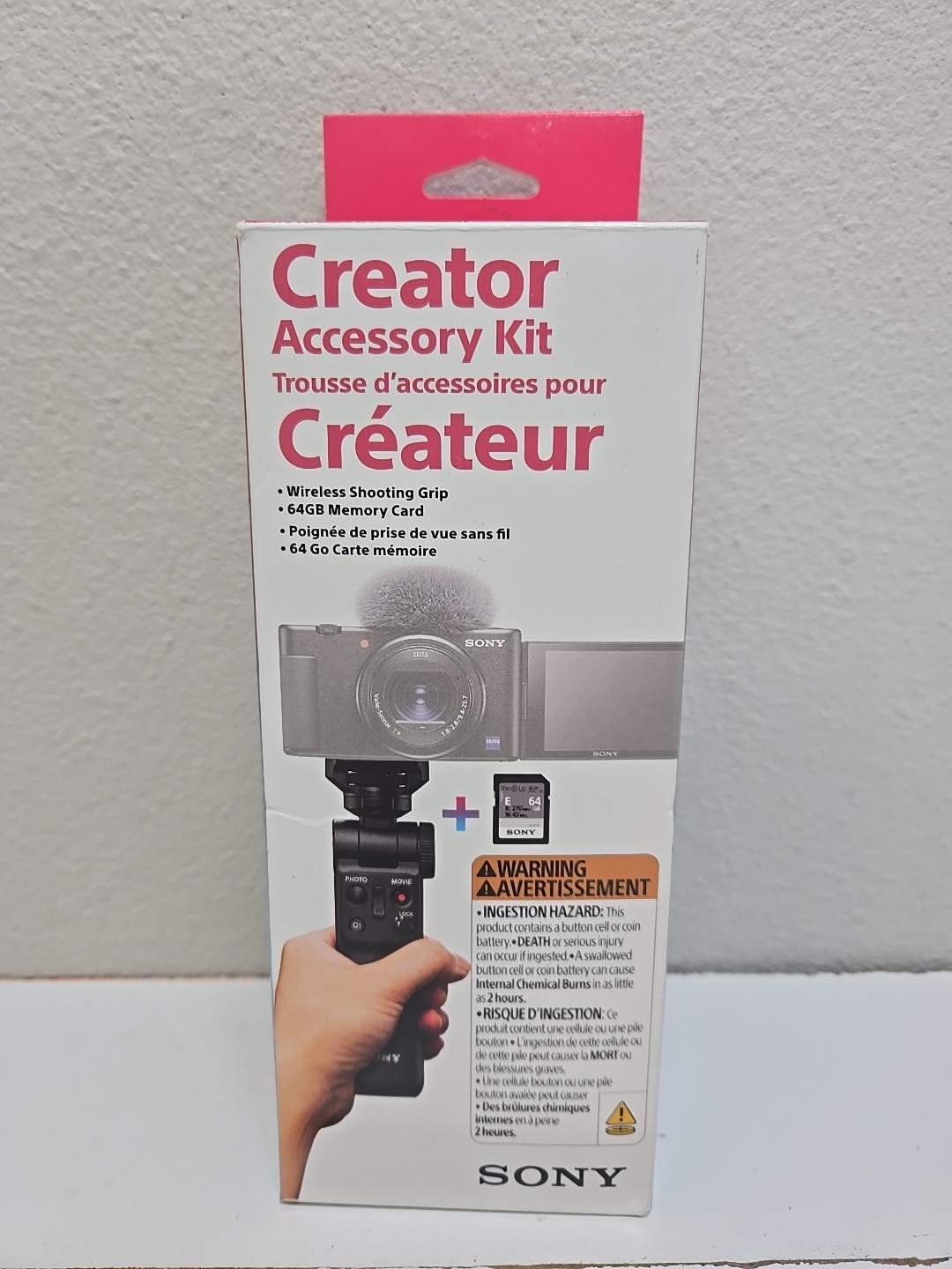 GENUINE SONY Creator Accessory Kit WITH INCLUDED 64GB MEMORY CARD OEM *LOOK*