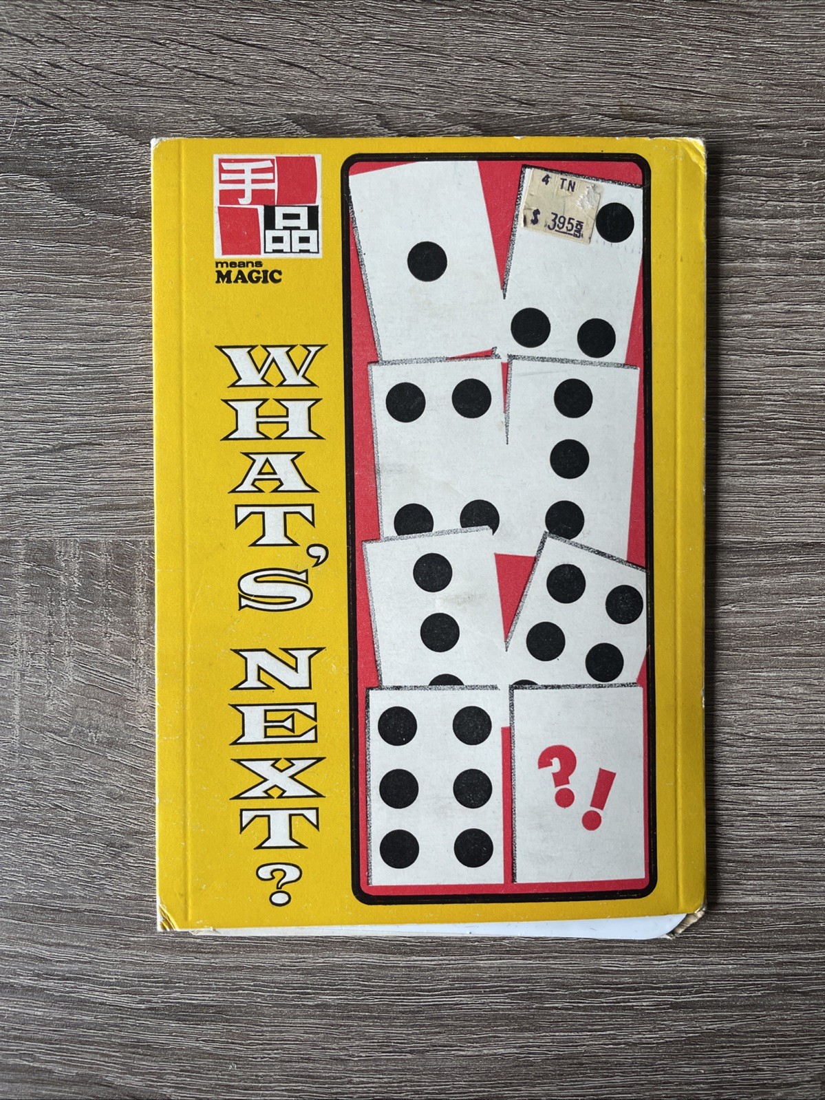 Vintage Tenyo What's Next T-28 Vest Pocket  Magic Mentalism Card Tricks