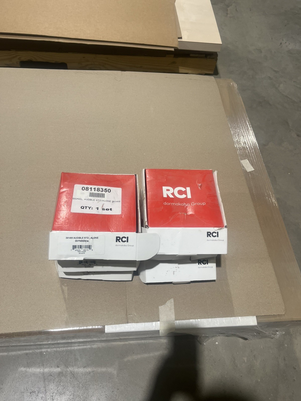 RCI 3914xW Red Sounder 12-24 VDC with surface mount box