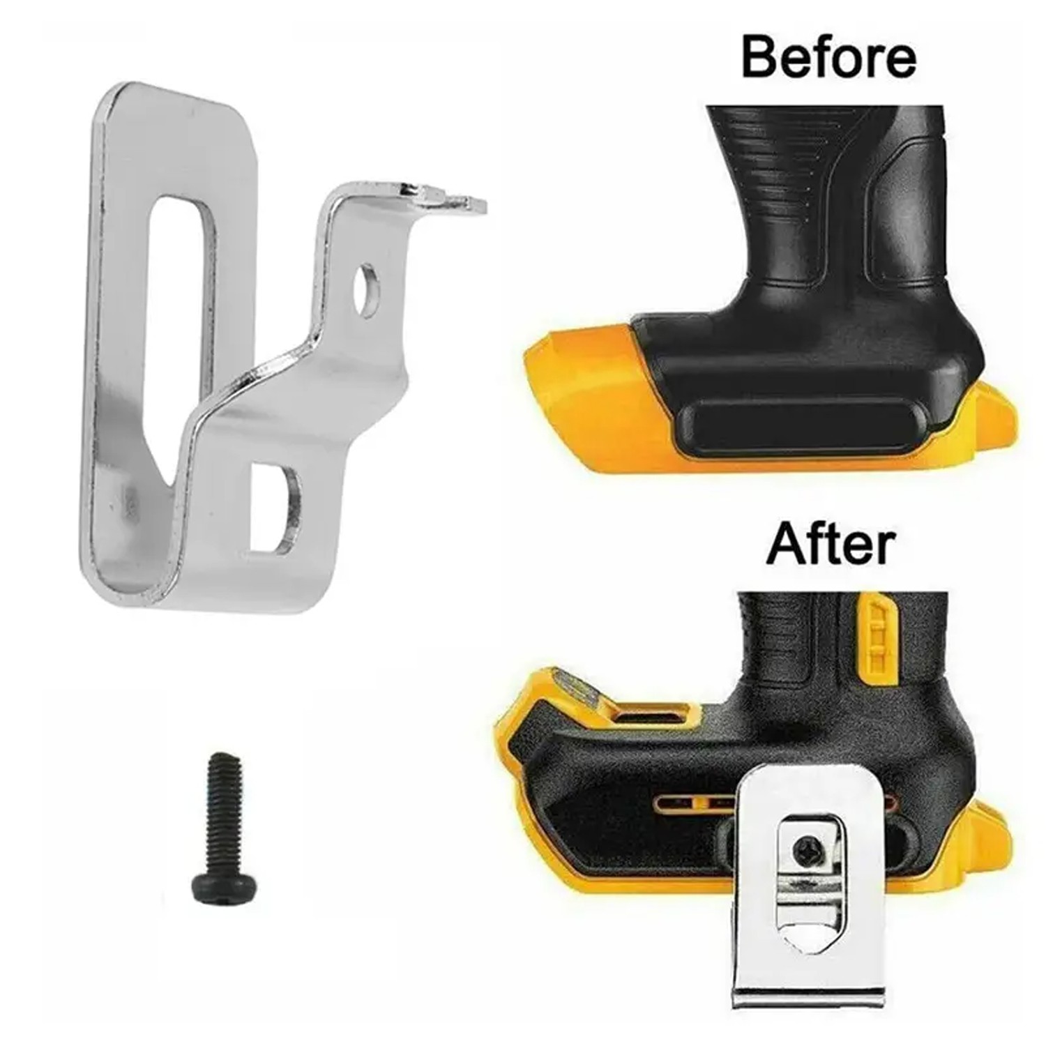 10pcs Replacement Belt Clip For Dewalt Hook & Screw for Drill Impact Driver