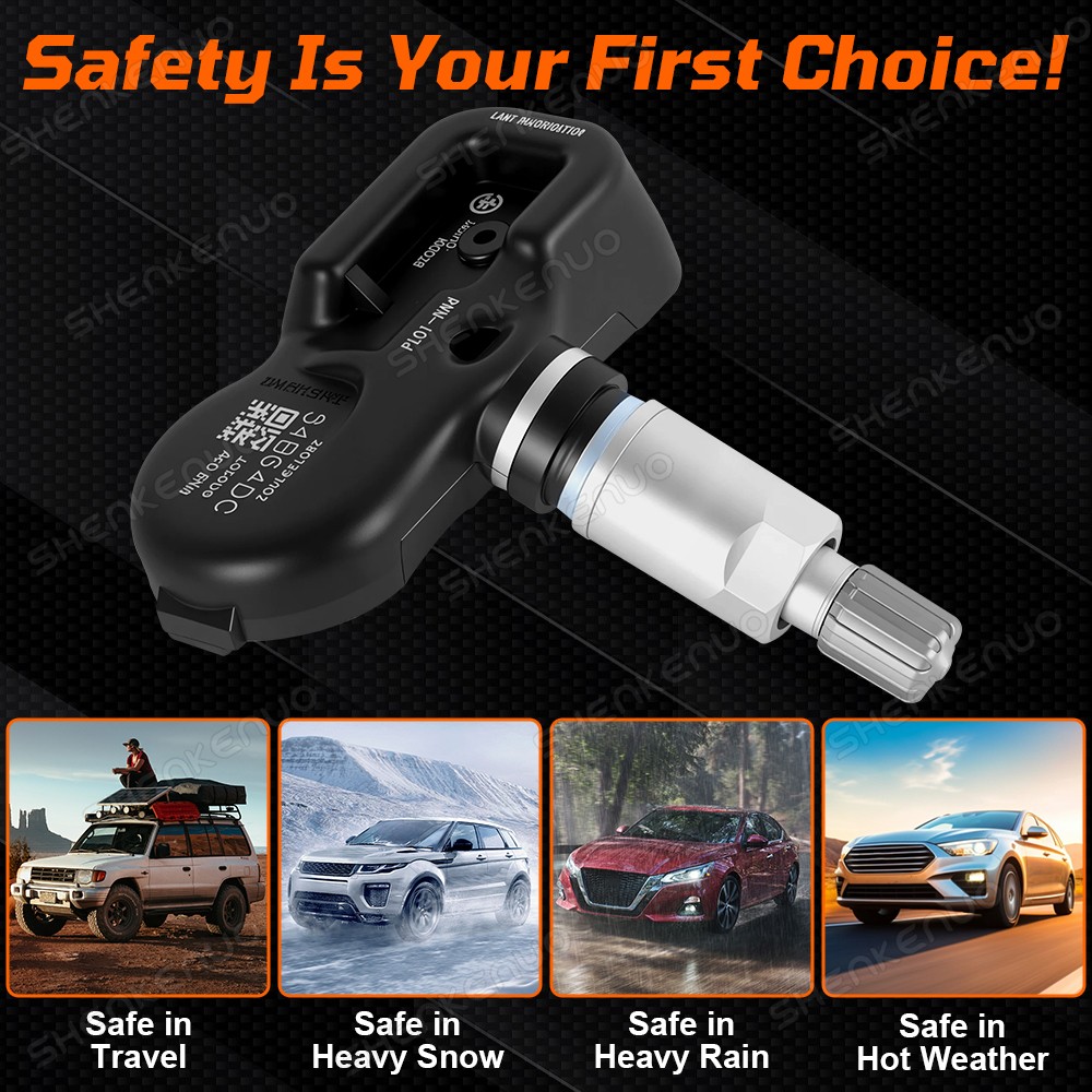 4x Genuine TPMS 42607-33021 Tire Pressure Sensor PMV-107J for Toyota RAV4