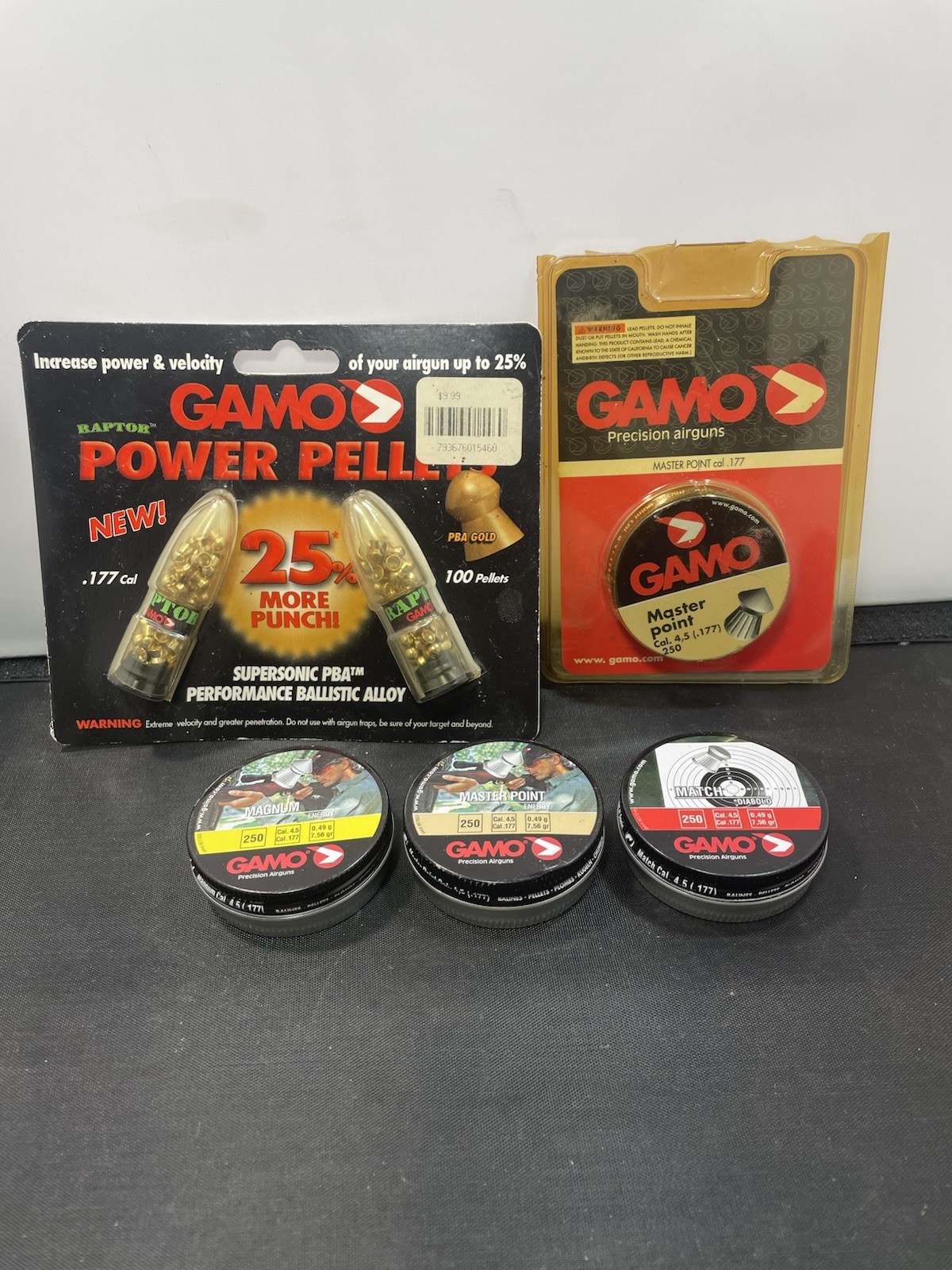 Gamo Raptor Power Pellets Supersonic/ Master Point  PBA .177 Cal.