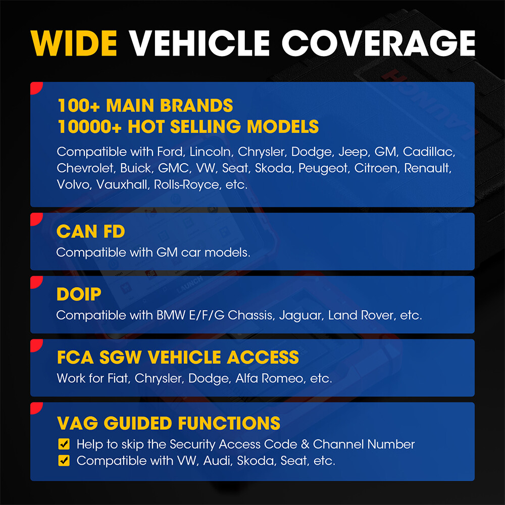 LAUNCH X431 Pros Elite V+ Pro3S+ Bidirectional Car Diagnostic Scanner Key Coding