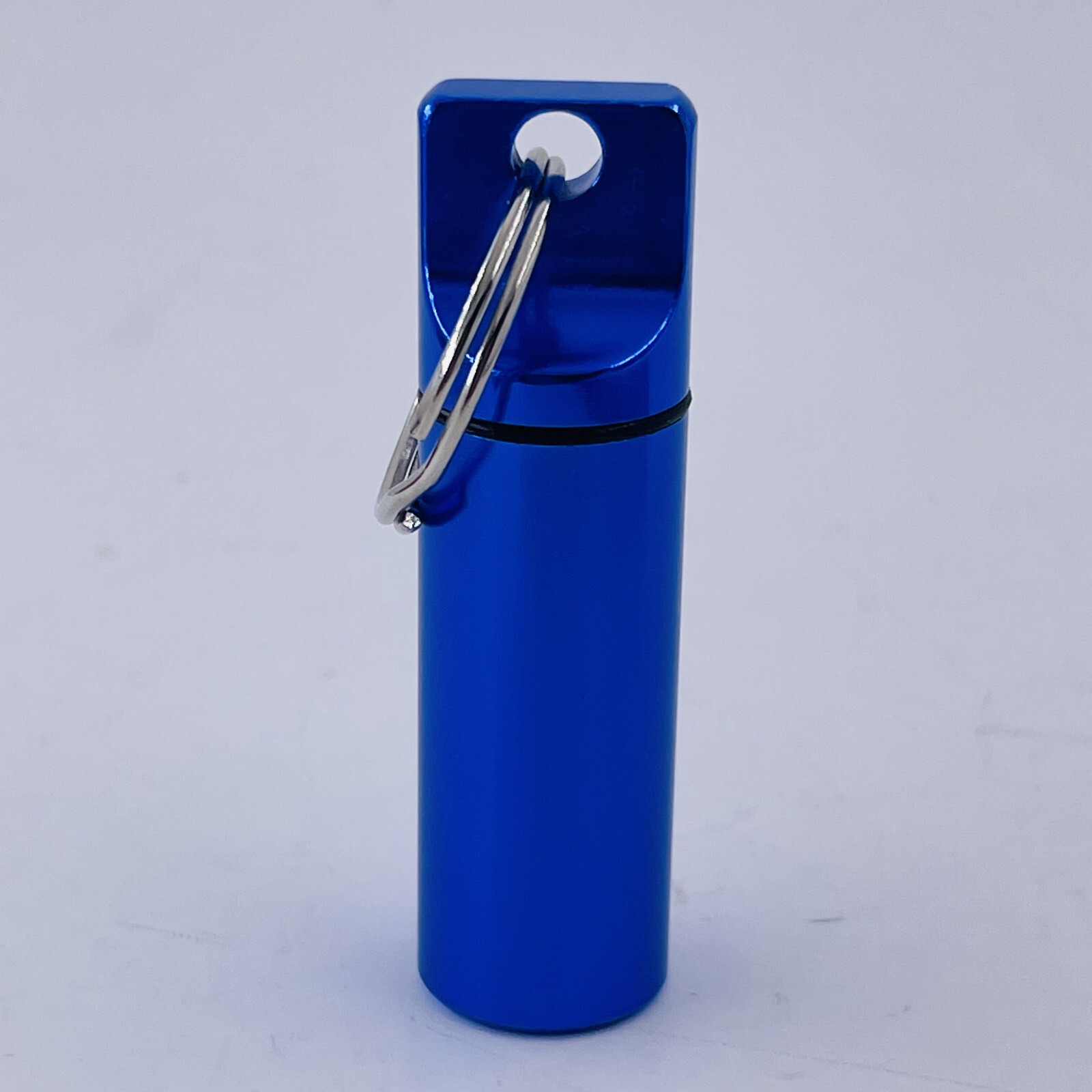 5pcs Waterproof Mini Pill Box Case Holder Container Metal Capsule Tool Keychain
