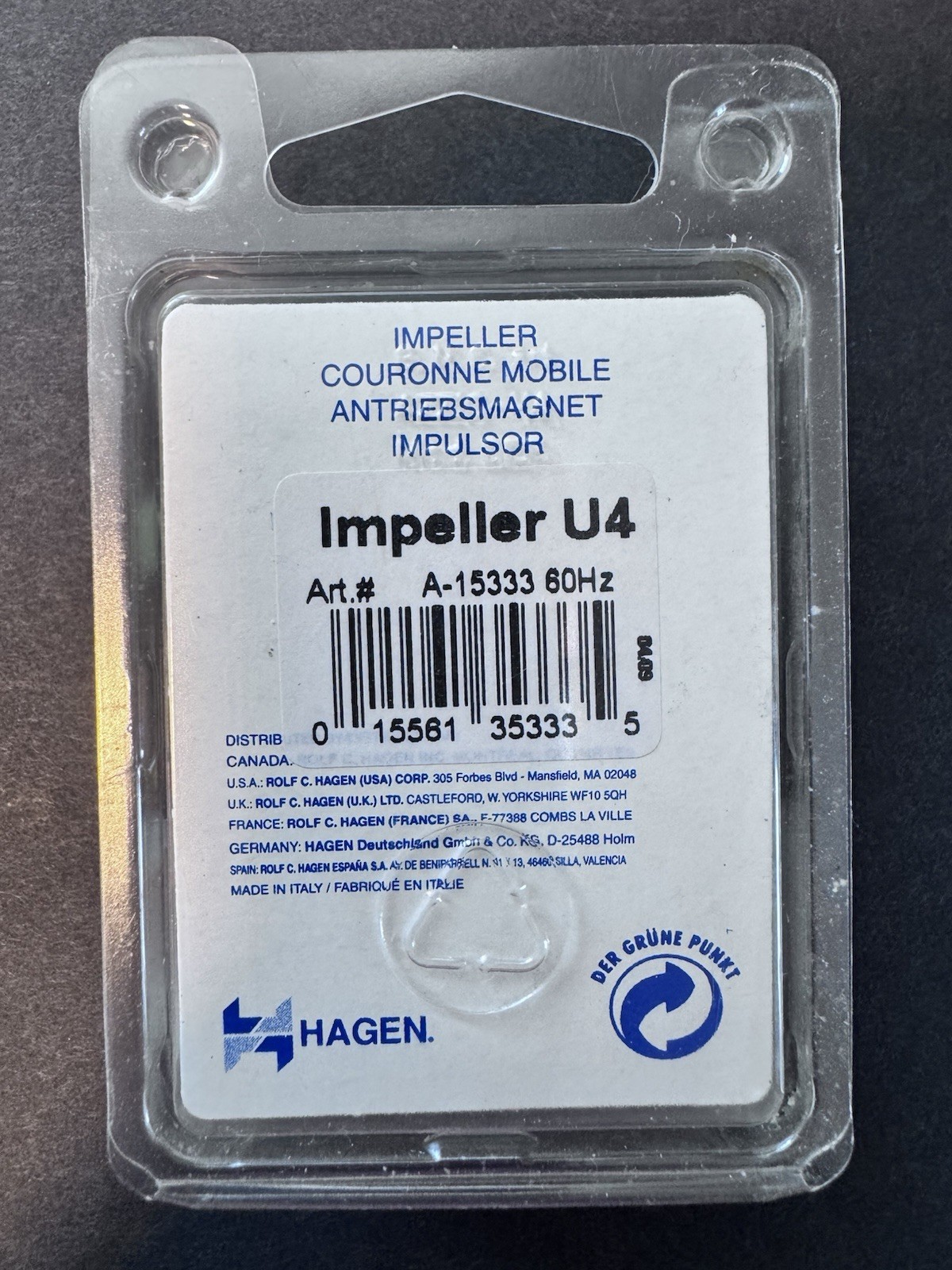 Fluval U4 Magnetic Impeller