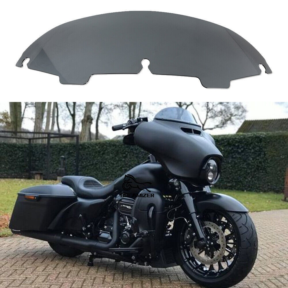 4"Motorcycle Windshield For Harley Davidson Touring Street Glide Tri Glide 96-13