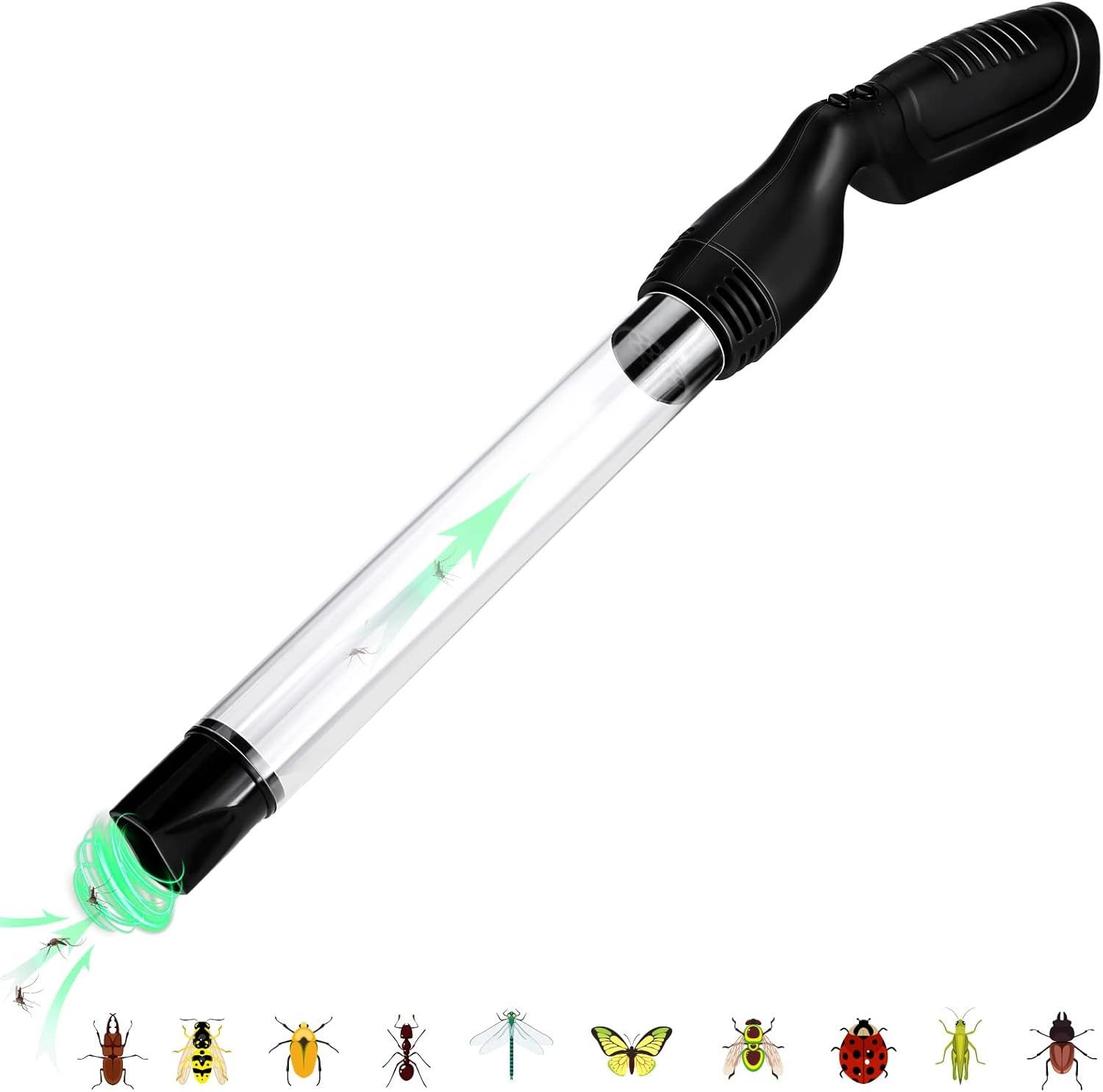 Qualirey 1 Pack Bug Vacuum for Adults Bug Vacuum Catcher Insect and Spider Traps