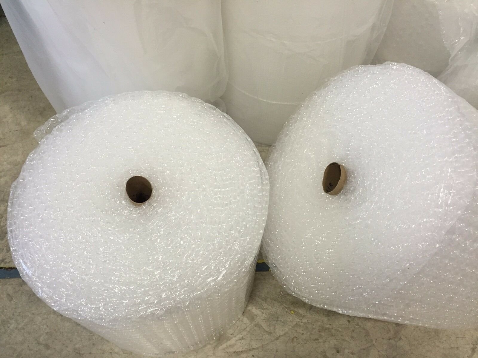 ZV 1/2" x 24" x 250' 250FT Large Clear Bubble Padding Cushioning Wrap Roll