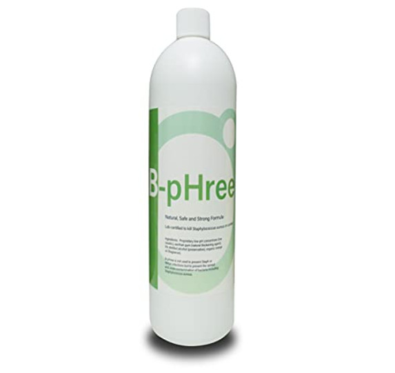 B-pHree 16oz - Remove bacteria from the skin, face, and scalp- Free Shipping