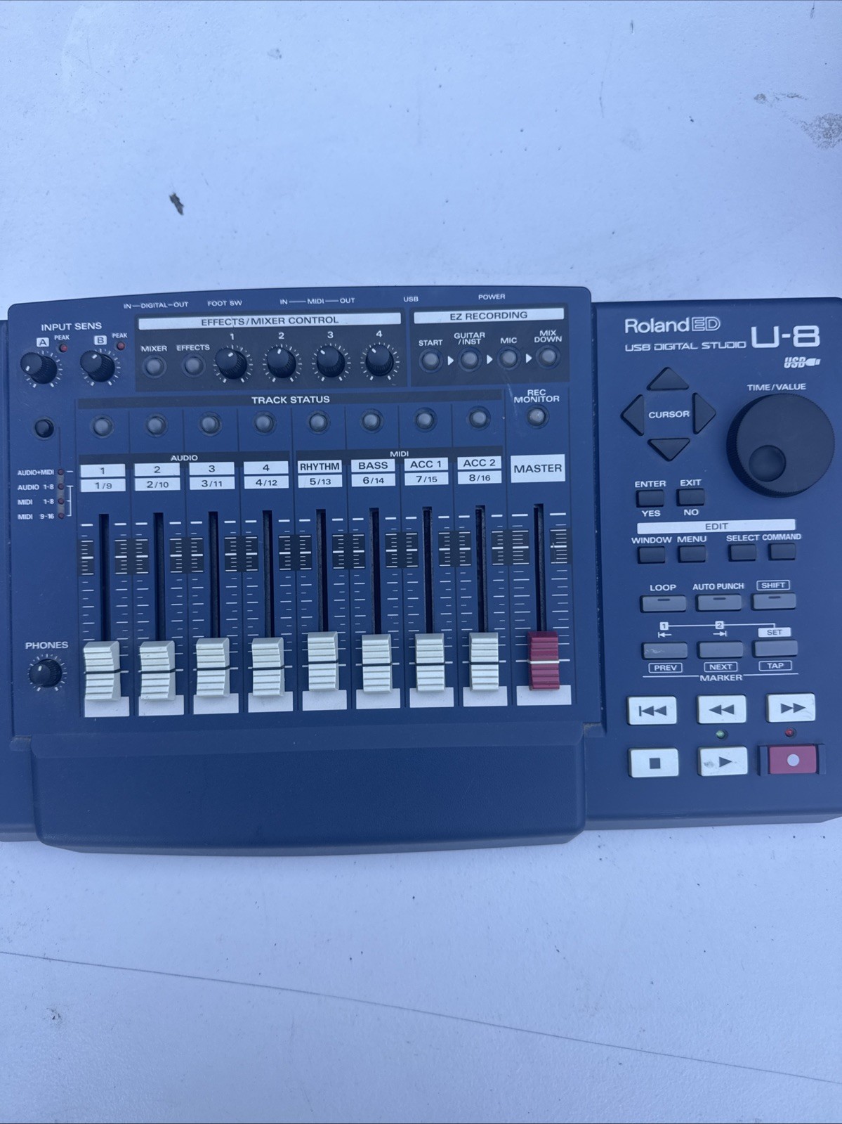Roland ED U-8 USB Digital Studio Untested Missing Cord