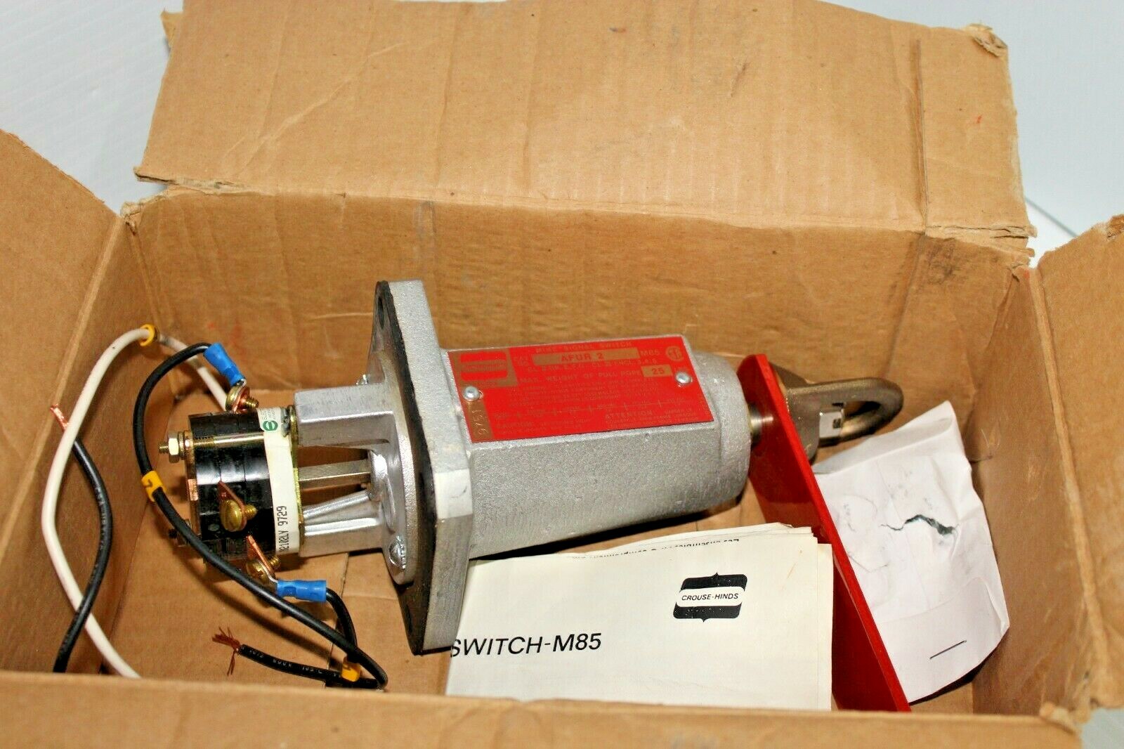 ⭐NEW IN BOX⭐ CROUSE-HINDS AFUR2 CONVEYOR SAFETY SWITCH