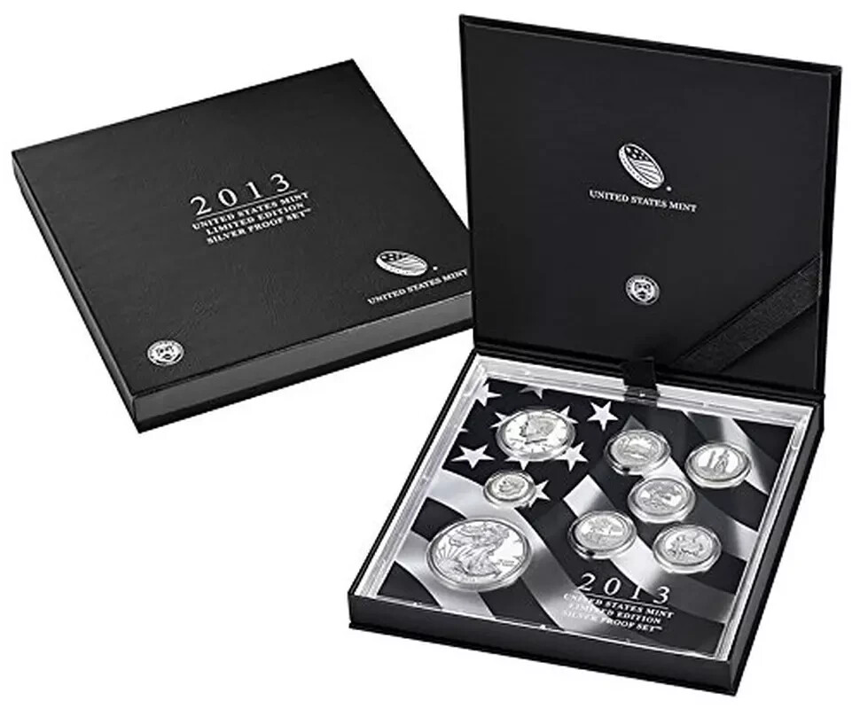 2013 United States LIMITED EDITION Silver Proof Set in Original Box w/COA